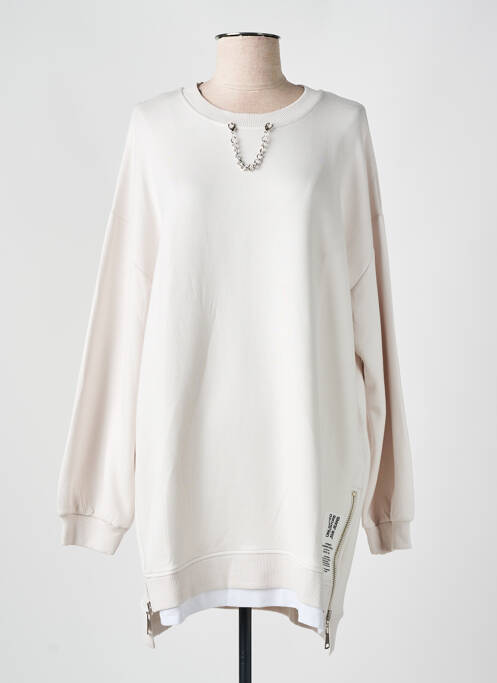 Tunique manches longues beige BSB pour femme