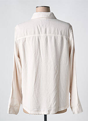 Chemisier coupe droite manches longues beige STREET ONE femme
