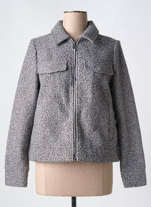 Manteau court coupe droite sans capuche gris STREET ONE femme