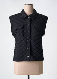 Veste casual poches noir GEISHA femme