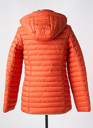Doudoune poches a capuche orange RINO & PELLE femme