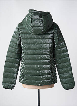 Doudoune poches a capuche vert STREET ONE femme