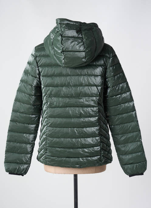 Doudoune poches a capuche vert STREET ONE femme