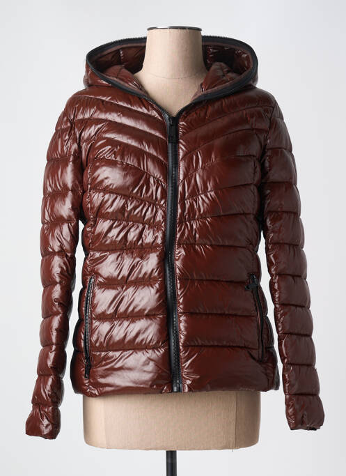 Doudoune marron RINO & PELLE pour femme