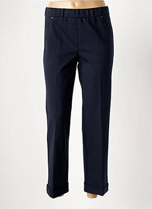 Pantalon 7/8 stretch taille normale bleu BARILOCHE femme