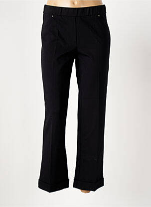 Pantalon 7/8 stretch taille normale noir BARILOCHE femme