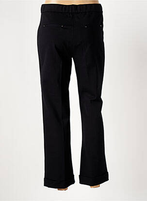 Pantalon 7/8 stretch taille normale noir BARILOCHE femme