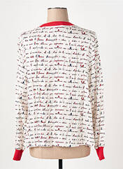 Blouse blanc TRICOT CHIC pour femme seconde vue