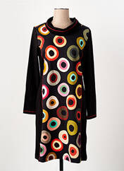 Robe mi-longue noir DOLCEZZA pour femme seconde vue