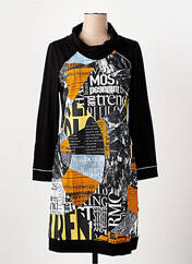 Robe mi-longue orange DOLCEZZA pour femme seconde vue