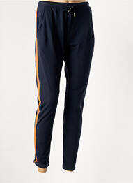 Pantalon slim taille élastique taille normale bleu HBT femme