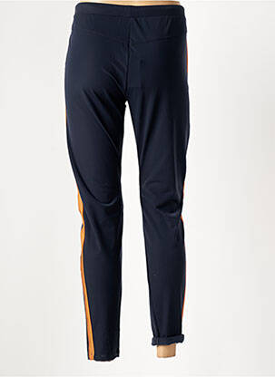 Pantalon slim taille élastique taille normale bleu HBT femme