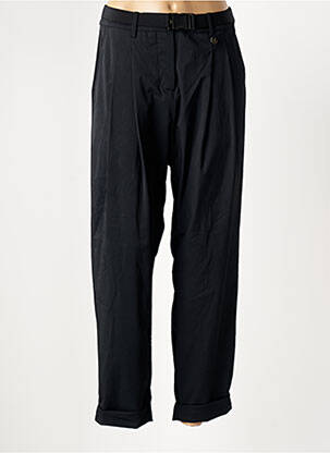 Pantalon large fermeture zippée sous rabat boutonné taille normale noir LOLA CASADEMUNT femme