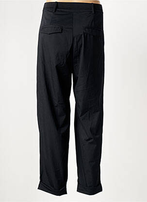 Pantalon large tissage popeline taille normale noir LOLA CASADEMUNT femme