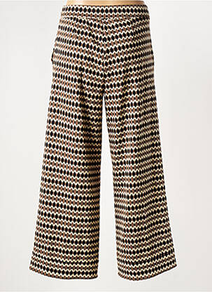 Pantalon large poches taille normale marron SURKANA femme