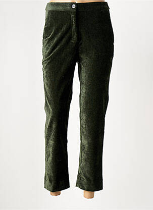 Pantalon 7/8 stretch taille normale vert SURKANA femme