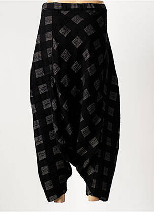 Sarouel coupe large taille normale noir GERSHON BRAM femme