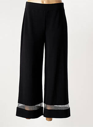 Pantalon large tissage popeline taille normale noir JOSEPH RIBKOFF femme