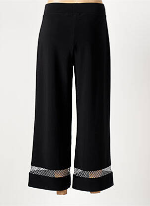 Pantalon large tissage popeline taille normale noir JOSEPH RIBKOFF femme