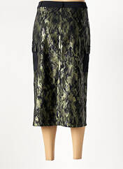 Jupe mi-longue vert HBT pour femme seconde vue