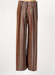 Pantalon large orange LEO & UGO pour femme seconde vue