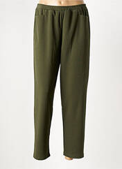 Pantalon slim vert FRANCK ANNA pour femme seconde vue