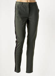 Pantalon slim vert HBT pour femme seconde vue