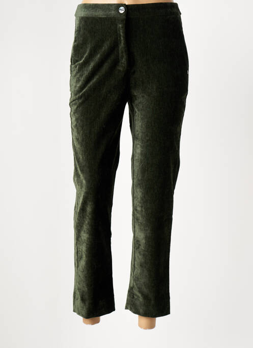Pantalon 7/8 stretch taille normale vert SURKANA femme