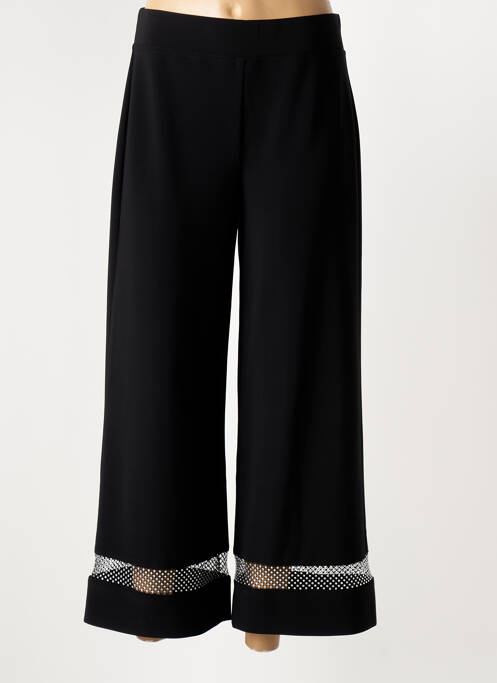 Pantalon large tissage popeline taille normale noir JOSEPH RIBKOFF femme