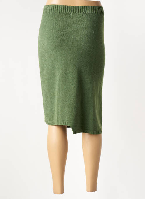 Jupe mi-longue vert CARTA LIBERA pour femme
