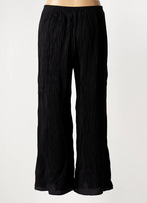 Pantalon large noir FRANCK ANNA pour femme