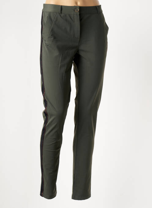 Pantalon slim vert HBT pour femme