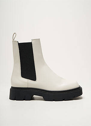 Bottines/boots matière lisse talon de 4 à 6cm blanc BARBARA BUI femme