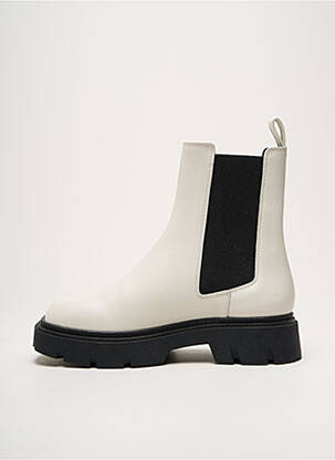 Bottines/boots matière lisse talon de 4 à 6cm blanc BARBARA BUI femme