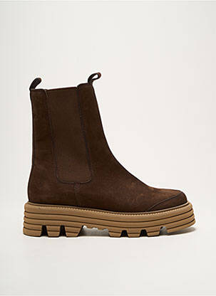 Bottines/boots nubuck talon de 4 à 6cm marron KENNEL UND SCHMENGER femme