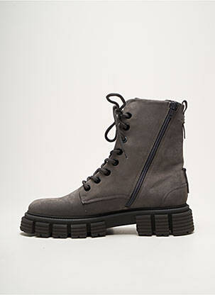 Bottines/boots nubuck talon de 4 à 6cm gris KENNEL UND SCHMENGER femme