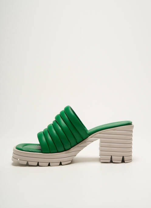 Mules/Sabots vert KENNEL UND SCHMENGER pour femme