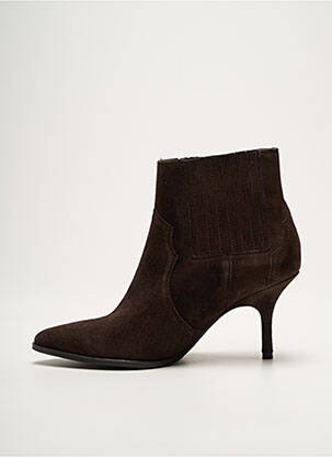 Bottines/boots nubuck talon de 7 à 9cm marron KENNEL UND SCHMENGER femme