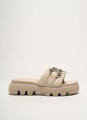 Mules/sabots bout ouvert talon de 4 à 6cm beige KENNEL UND SCHMENGER femme