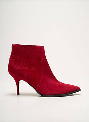 Bottines/boots bout pointu talon de 7 à 9cm rouge KENNEL UND SCHMENGER femme