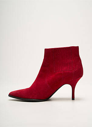 Bottines/boots bout pointu talon de 7 à 9cm rouge KENNEL UND SCHMENGER femme
