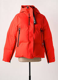 Doudoune poches a capuche rouge GOFRANCK femme