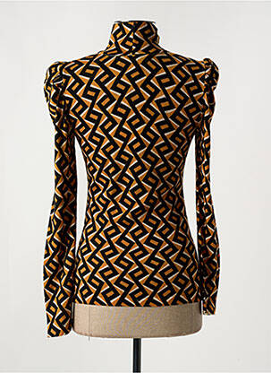 Pull col roulé coupe cintrée manches longues noir DIANE VON FURSTENBERG femme
