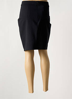 Jupe mi-longue taille normale noir DONDUP femme