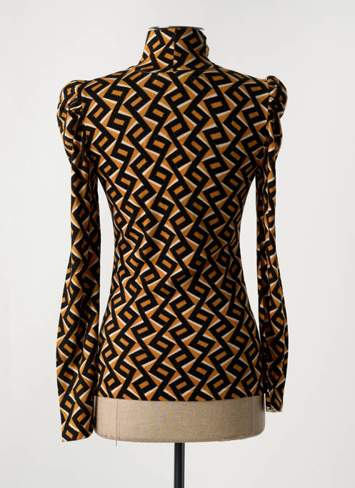 Pull col roulé noir DIANE VON FURSTENBERG pour femme
