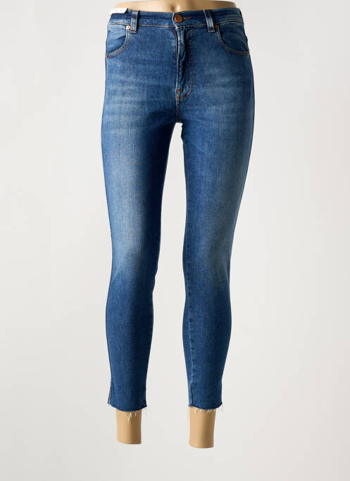 Pantalon 7/8 bleu PT TORINO pour femme