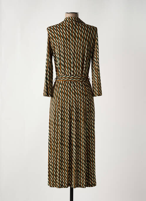 Robe longue marron SIYU pour femme