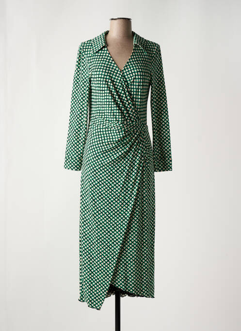 Robe longue vert DIANE VON FURSTENBERG pour femme