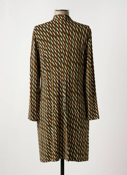 Robe mi-longue marron SIYU pour femme