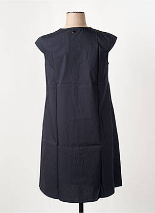 Robe mi-longue manches courtes manches courtes bleu LE BOUDOIR D'EDOUARD femme